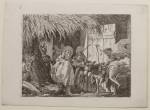 Giovanni Domenico Tiepolo. Joseph and Mary Seeking Shelter, plate 5 from The Flight into Egypt, 1750–53. Etching on paper
Jansma Collection, Grand Rapids Art Museum, 2012.24